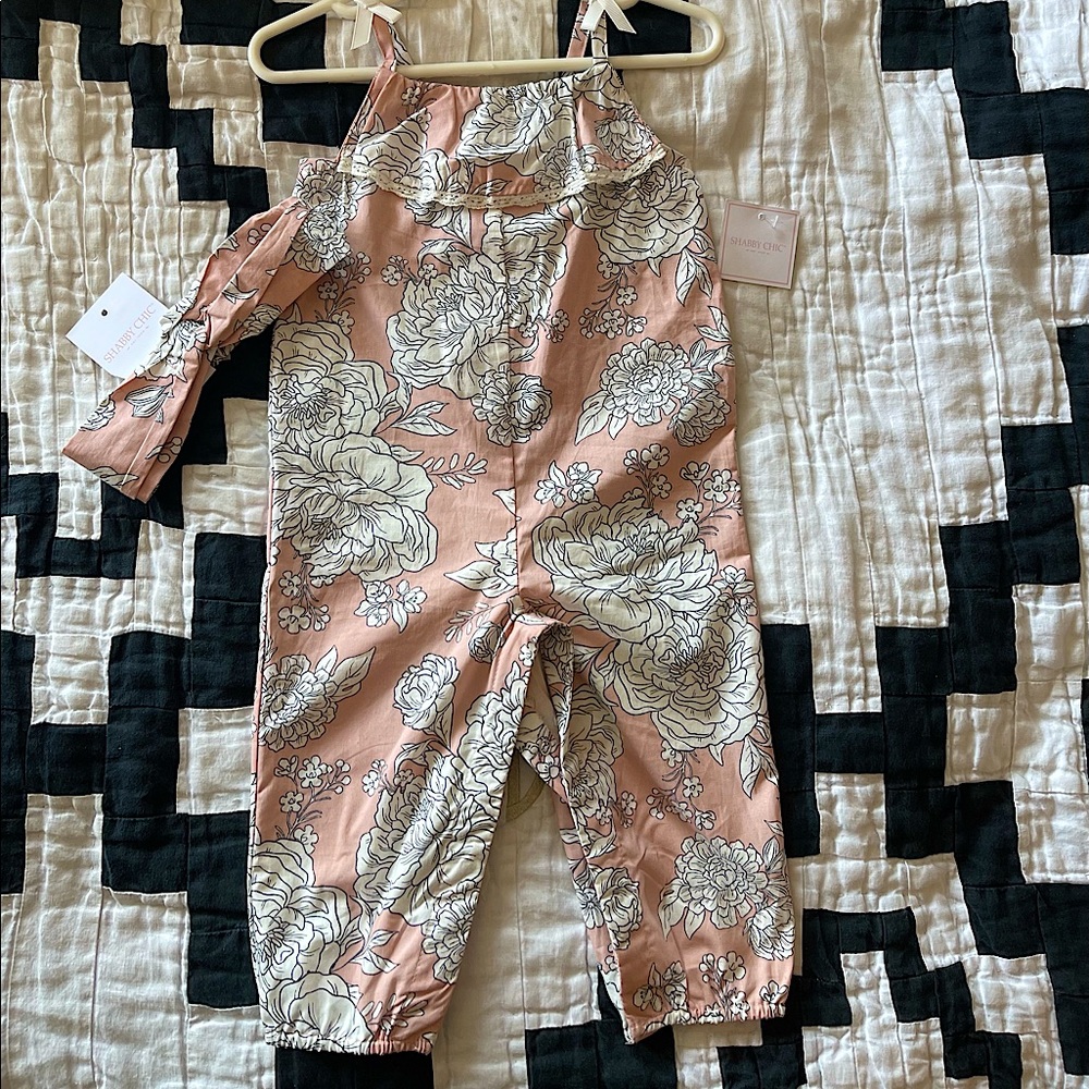 Floral Romper & Matching Headband